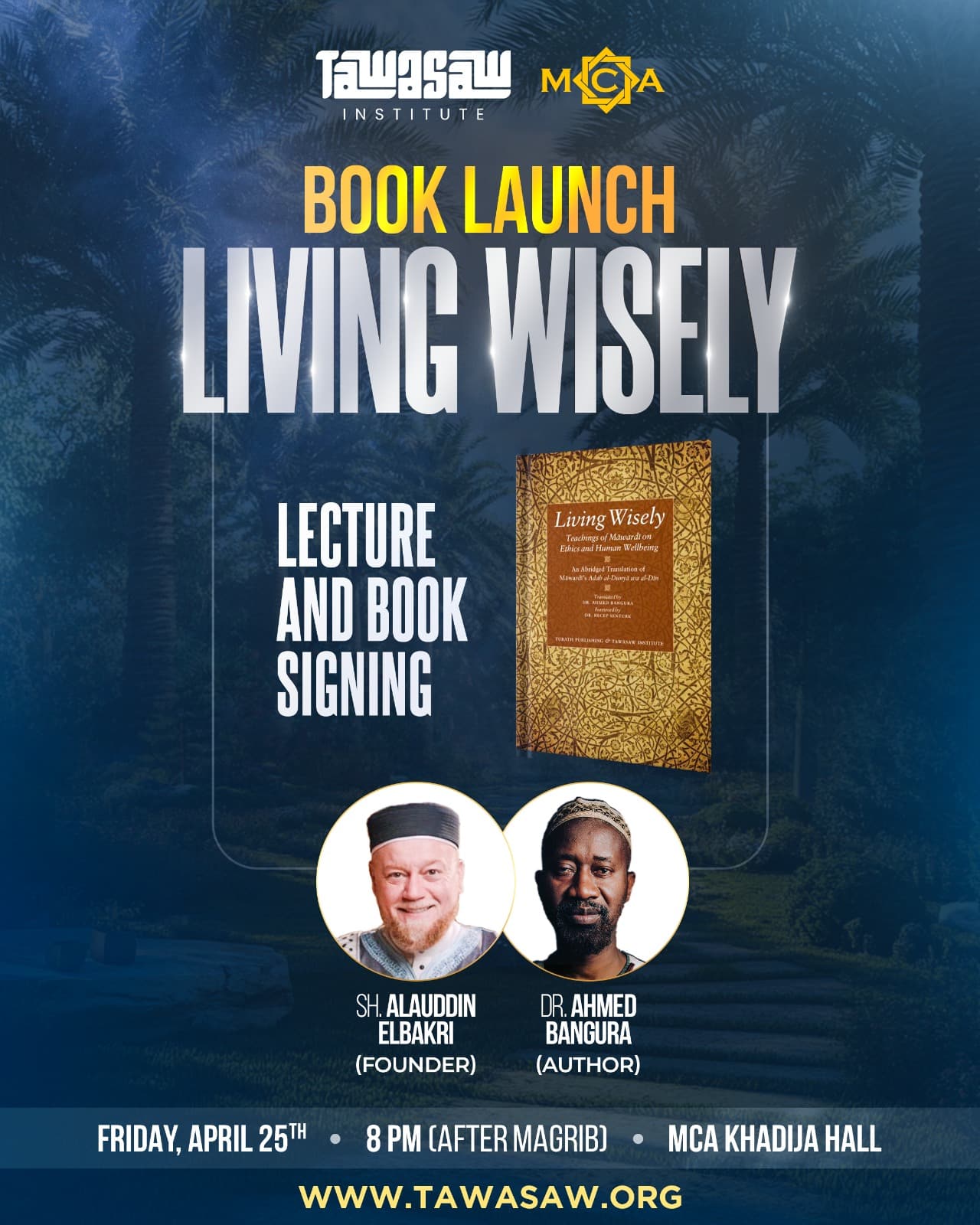 Living Wisely: Book Launch & Community Gathering