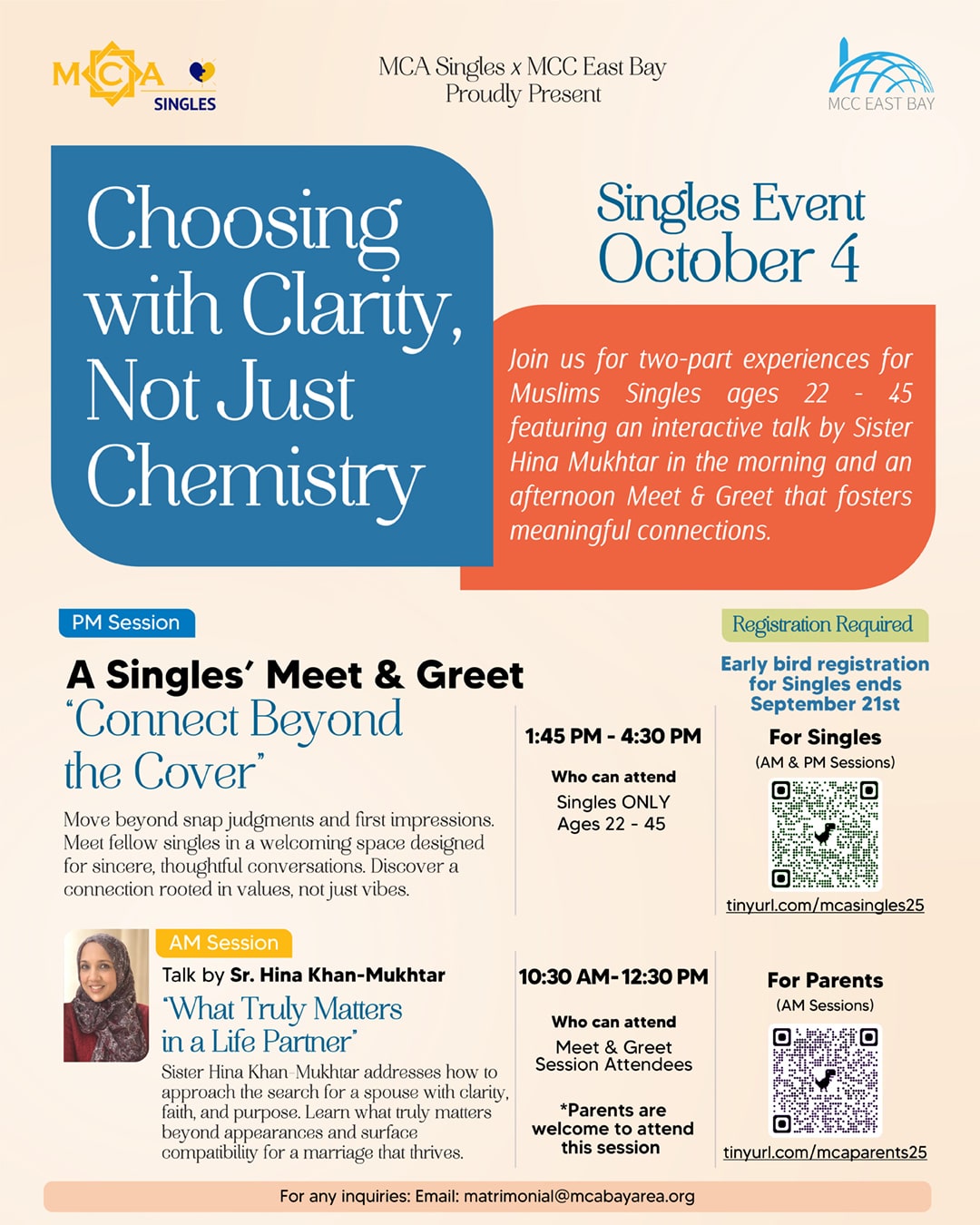 Singles Event – Choosing with Clarity, Not Just Chemistry