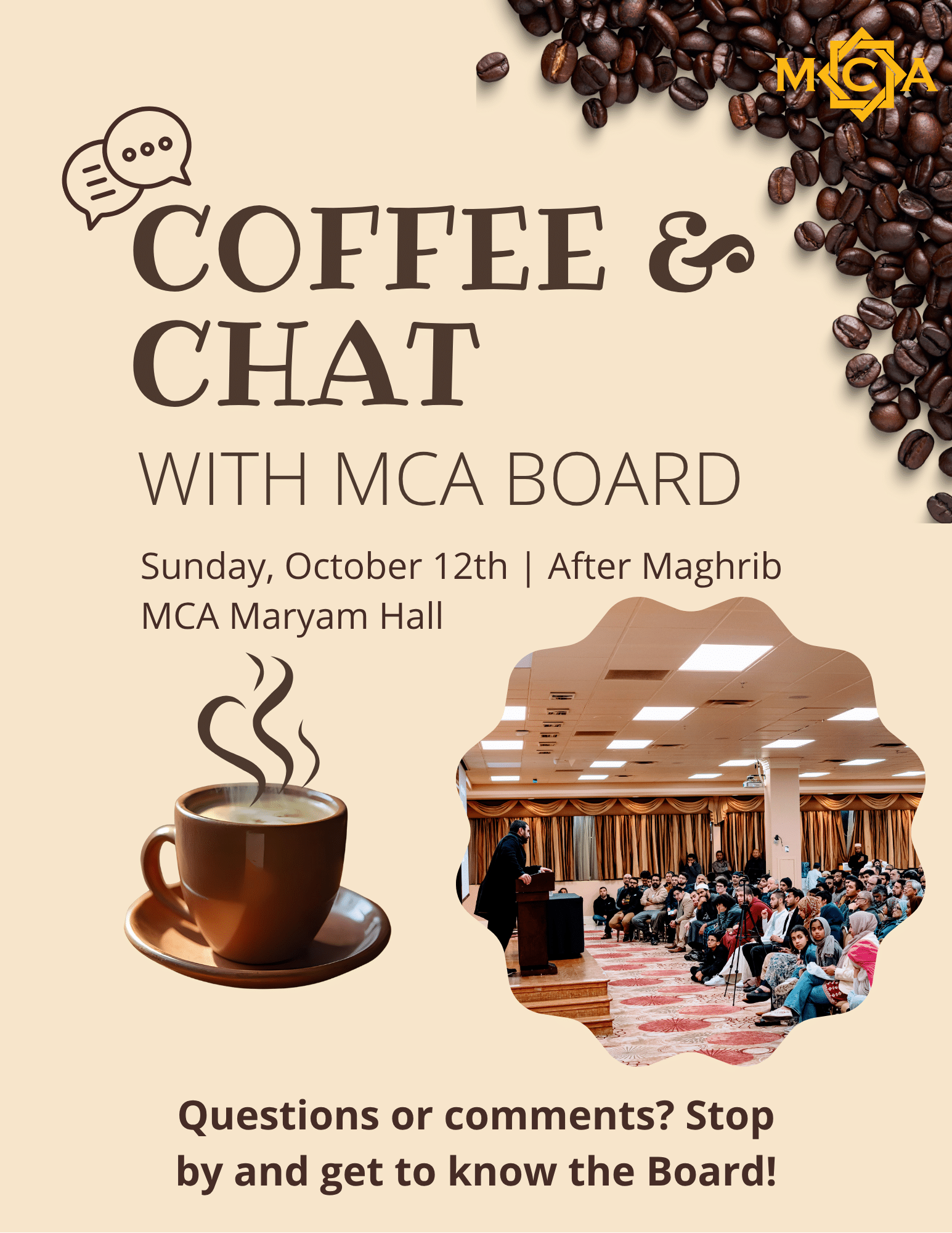 Coffee & Chat with MCA Boards