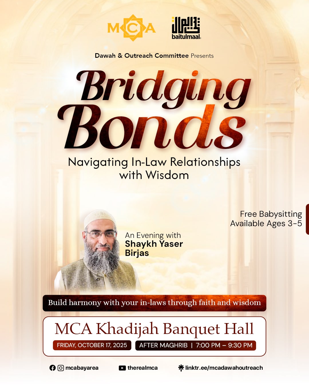 Bridging Bonds: Navigating In-Law Relationships -Sh. Yaser Birjas