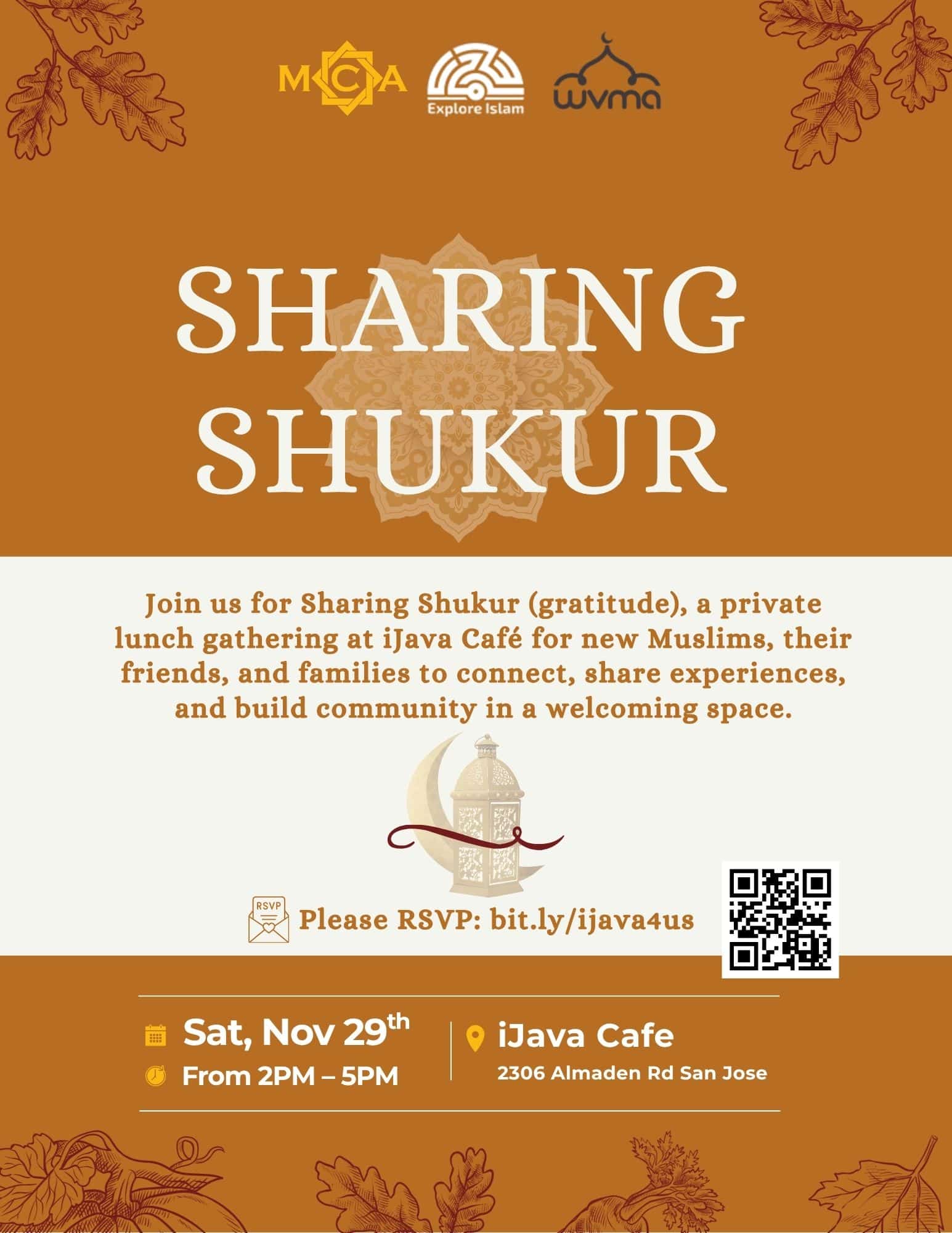 Sharing Shukur (Gratitude) | New Muslims Private Lunch