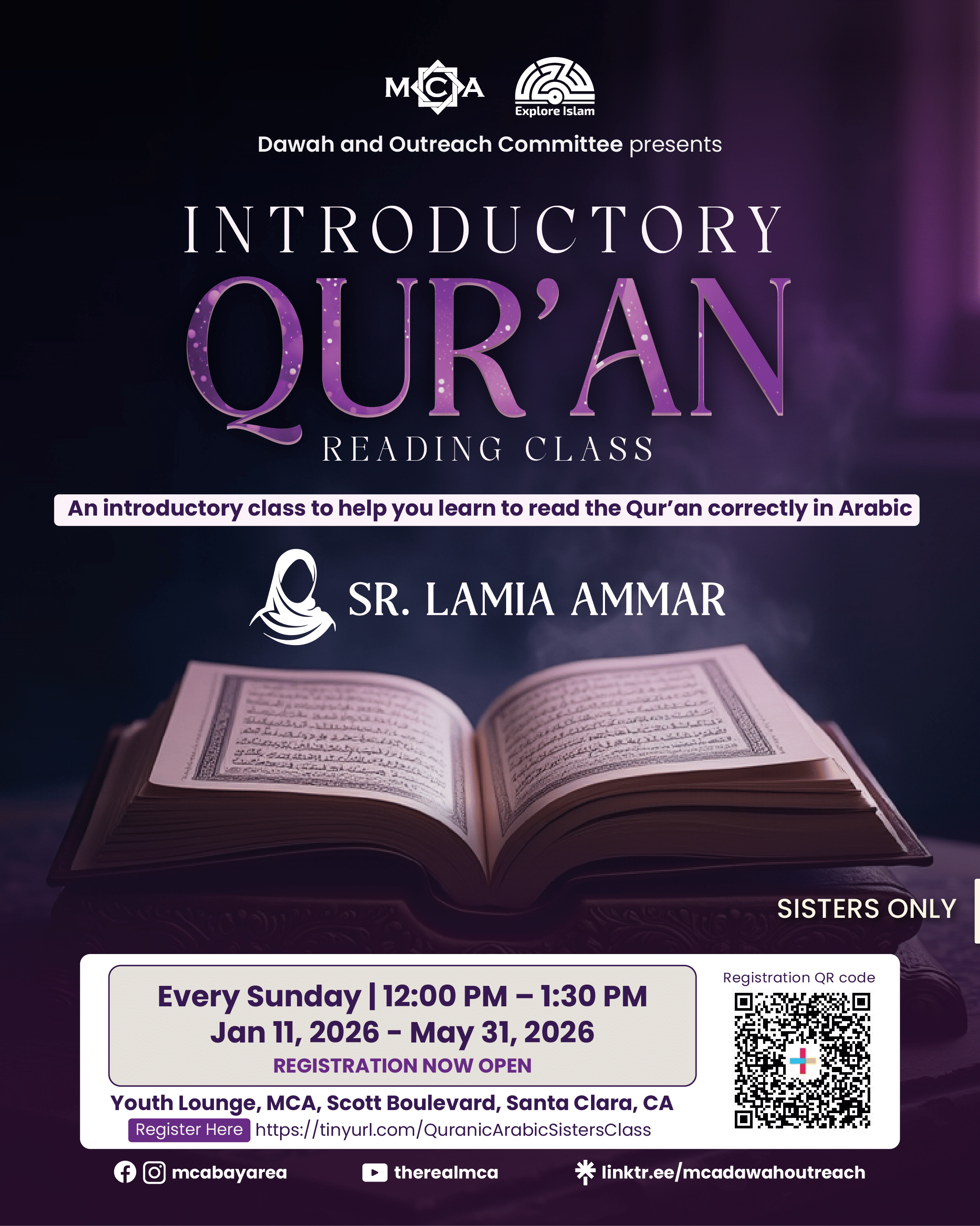 Introductory Quran Reading Class (Sisters)