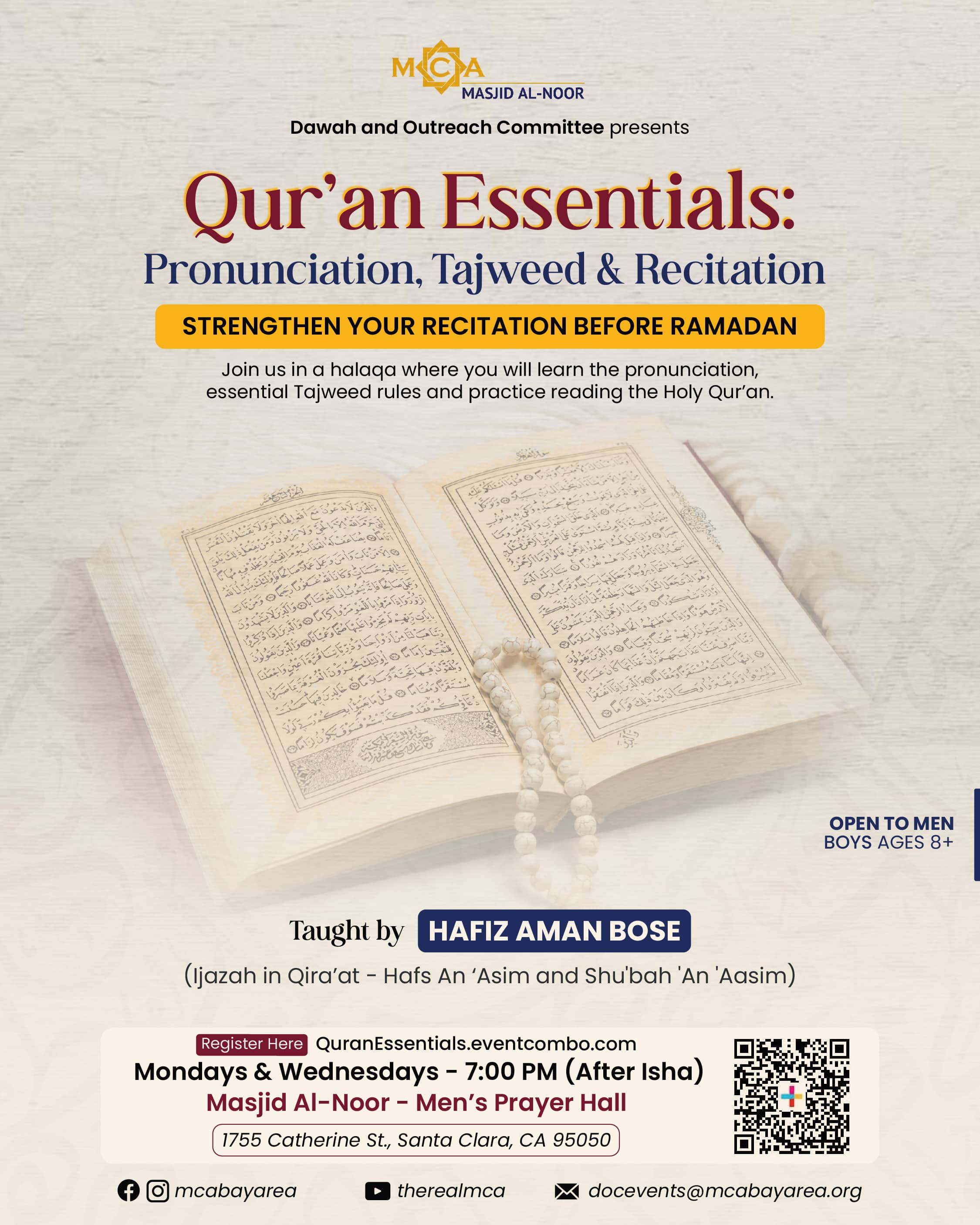 Qur’an Essentials: Pronunciation, Tajweed & Recitation