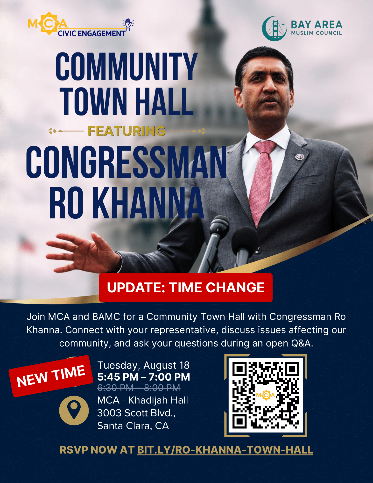 Community Town Hall with Congressman Ro Khanna
