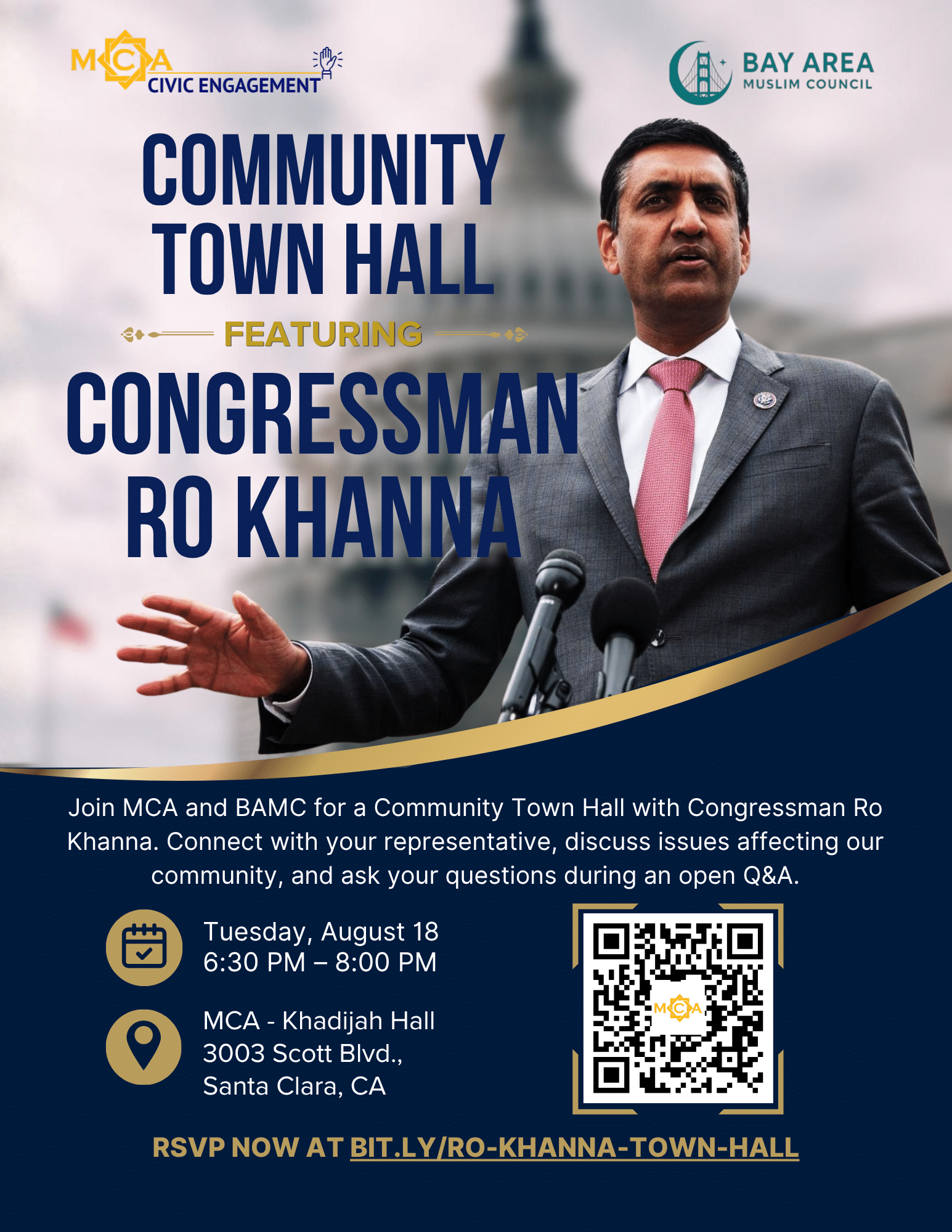 Community Town Hall with Congressman Ro Khanna